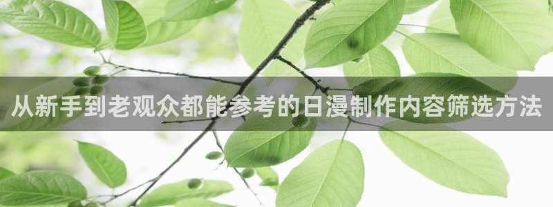 汗汗漫画高分推荐:从新手到老观众都能参考的日漫制作内容筛选方法配图
